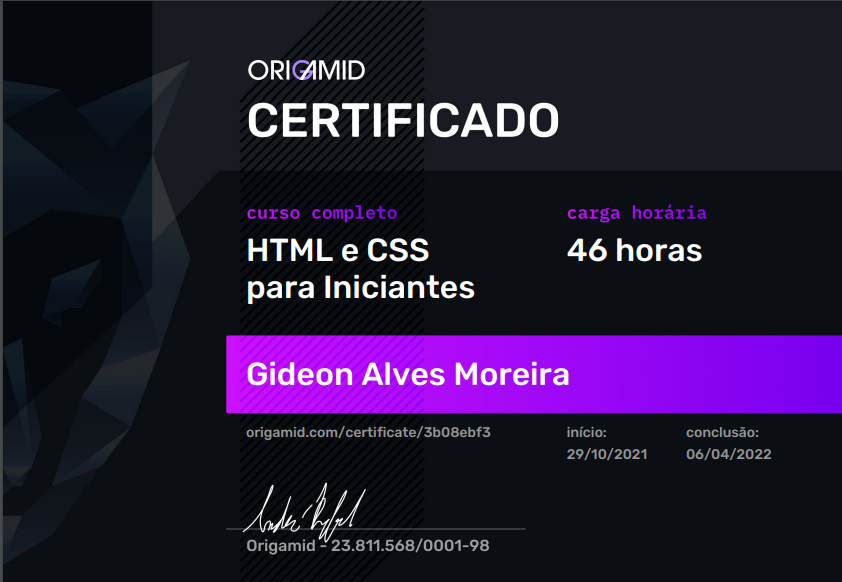 Certificado 3
